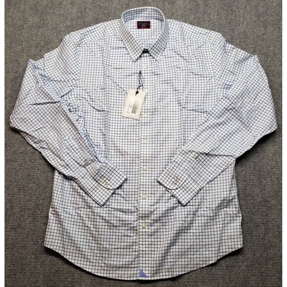 UNTUCKit Delaney WF Shirt Mens LT Tall Regular Multicolor Check Button Up New - Picture 1 of 10